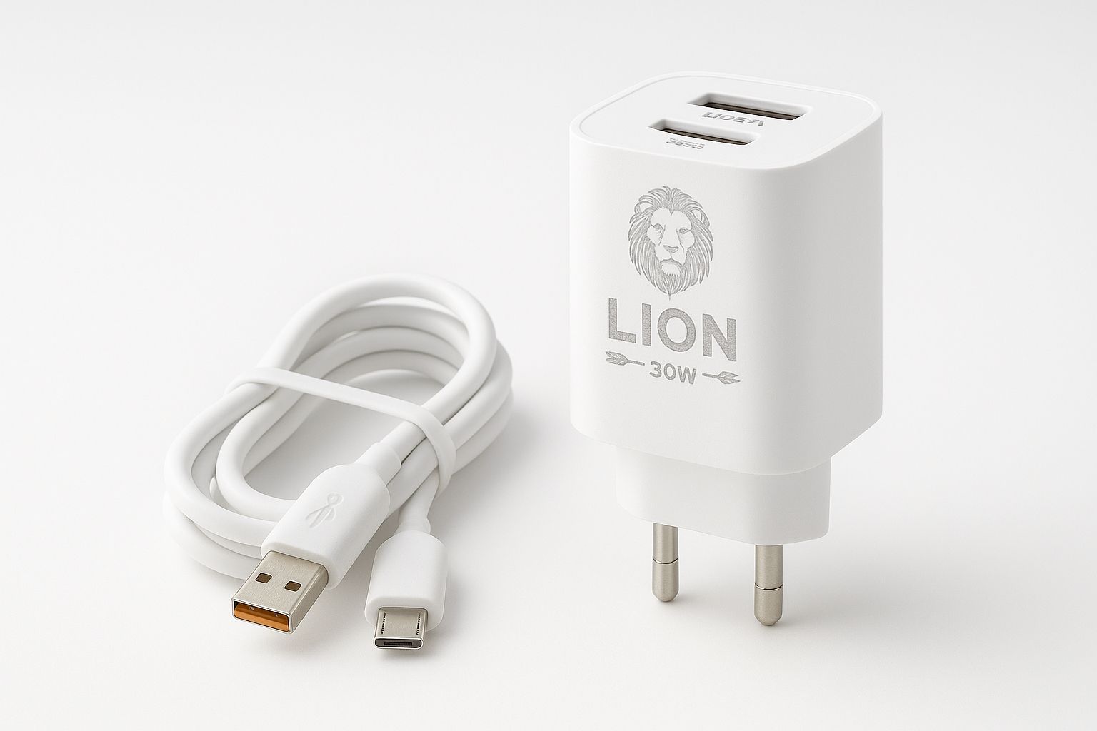 Charge 2X Faster: 30W Dual-Port USB Charger