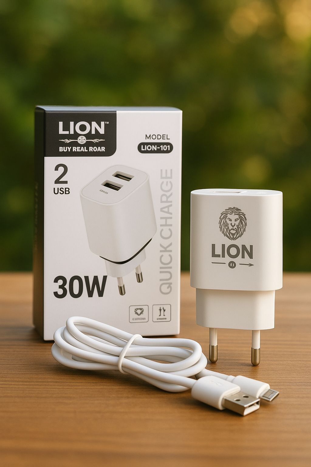 Charge 2X Faster: 30W Dual-Port USB Charger
