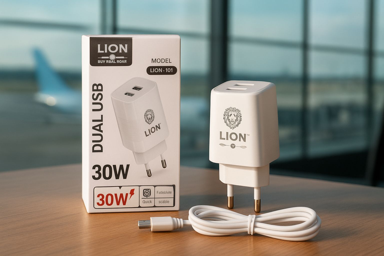 Charge 2X Faster: 30W Dual-Port USB Charger