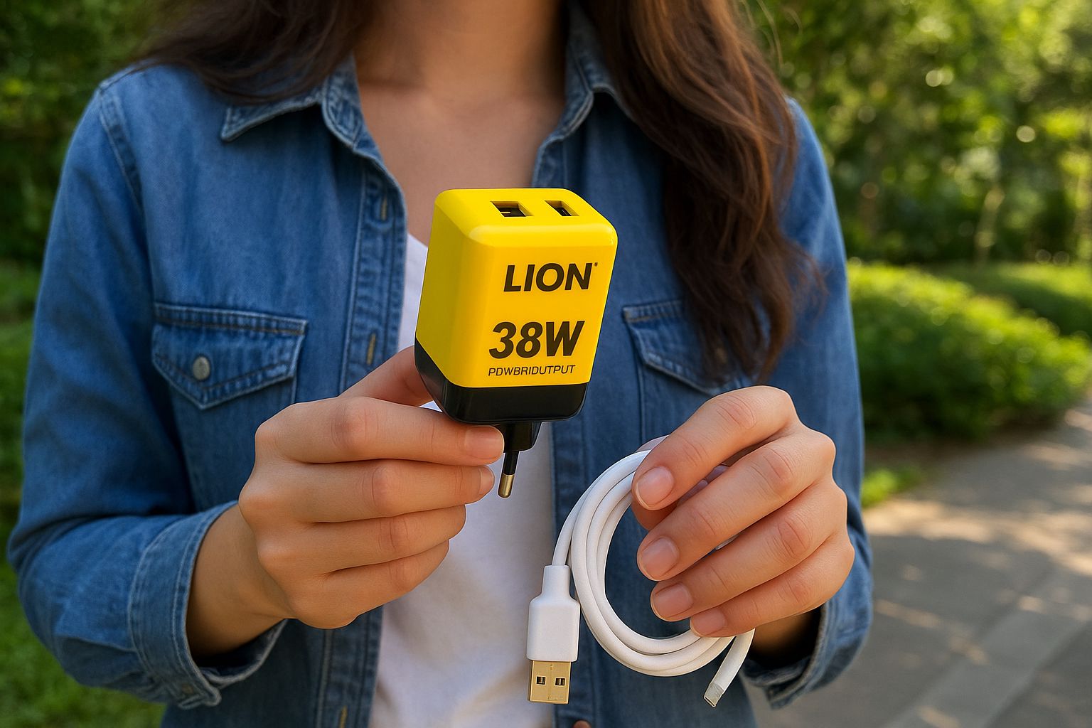 38W Quick Charger – Dual USB Fast Charging Adapter